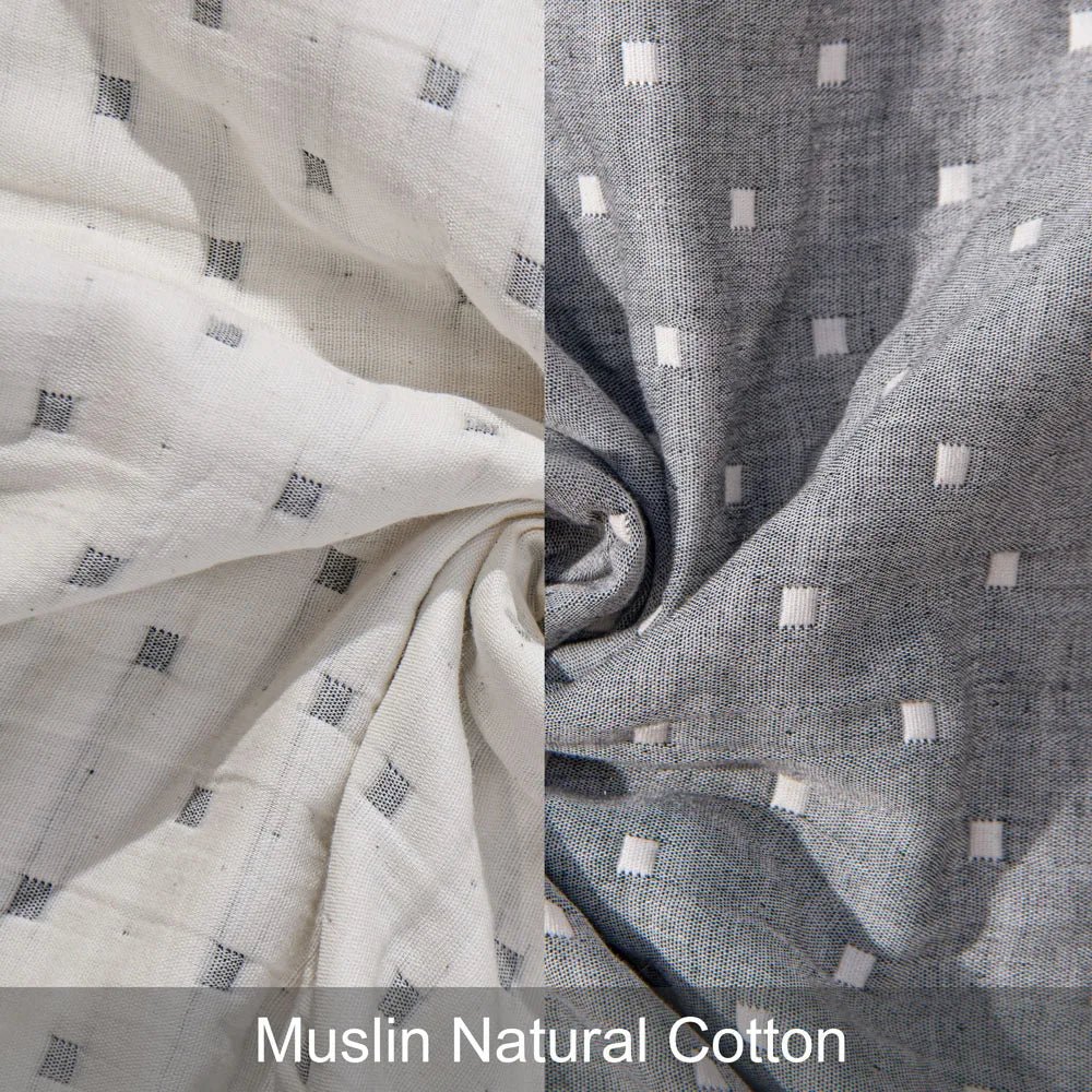 3 - Layer Cotton Muslin Bed Blanket - SomnusVeil