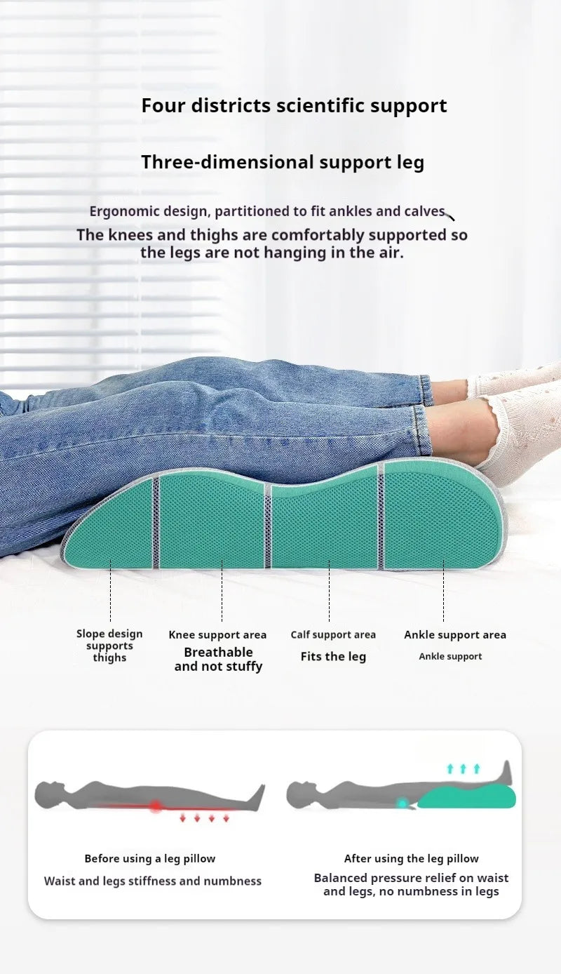 Ergonomic Memory Foam Leg Pillow