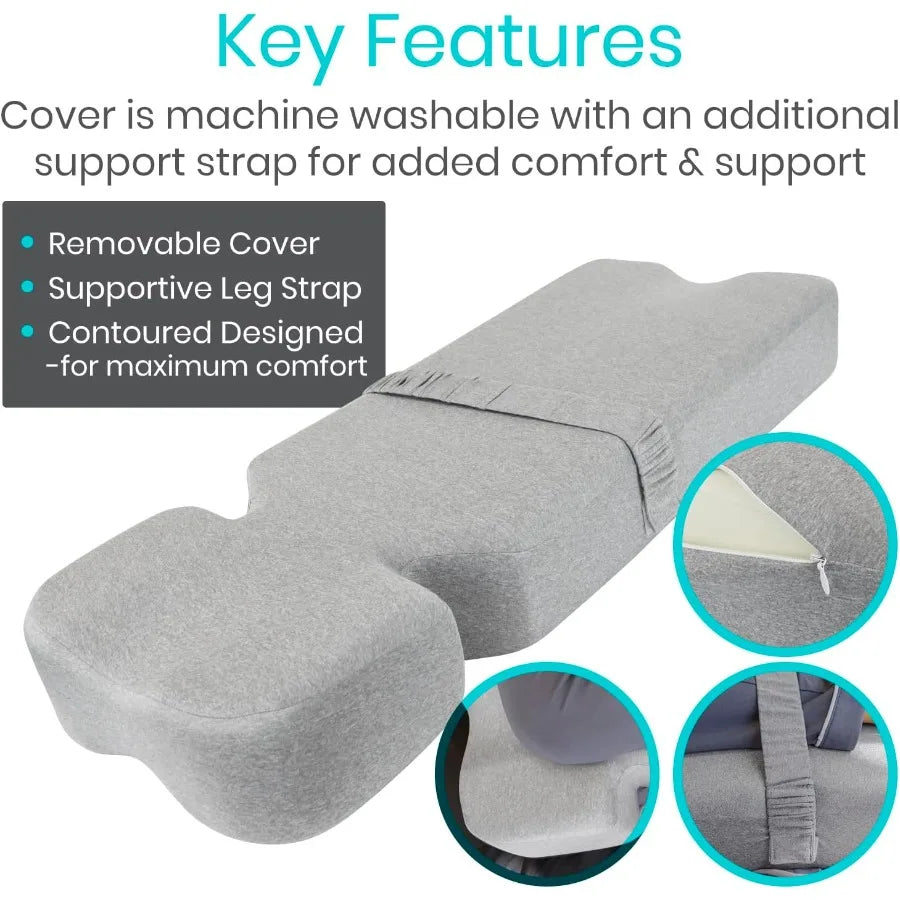 Memory Foam Knee Wedge Pillow