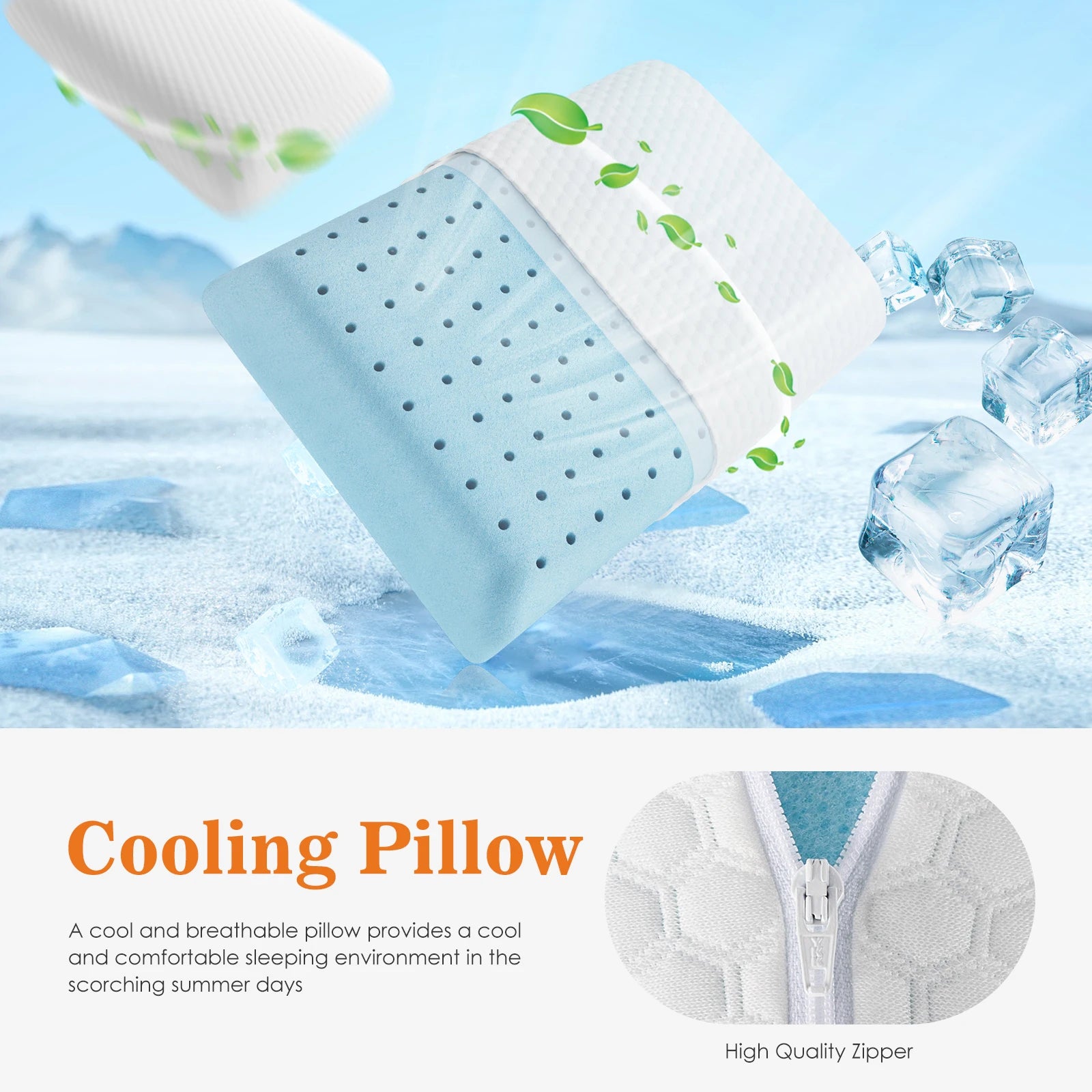 Standard Neck Memory Foam Pillow