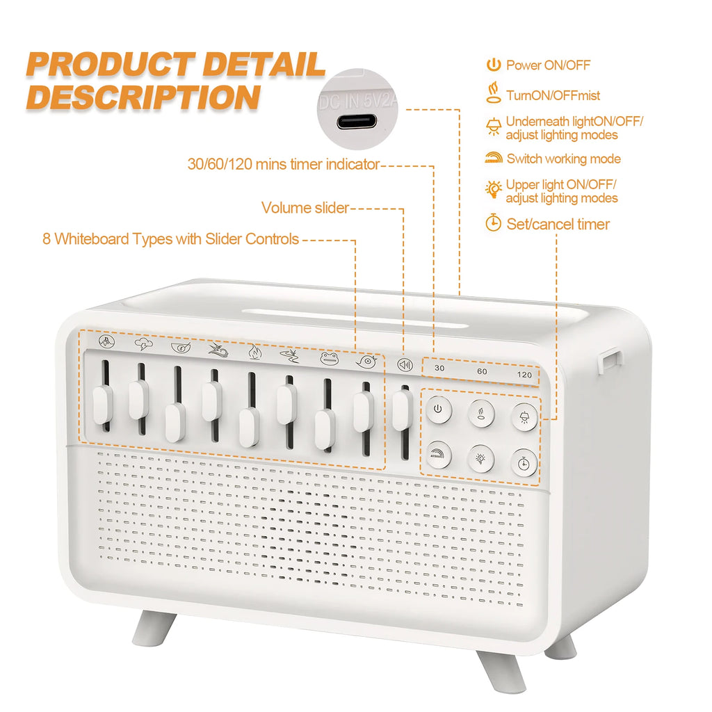 3-in-1 Aroma Diffuser & Humidifier