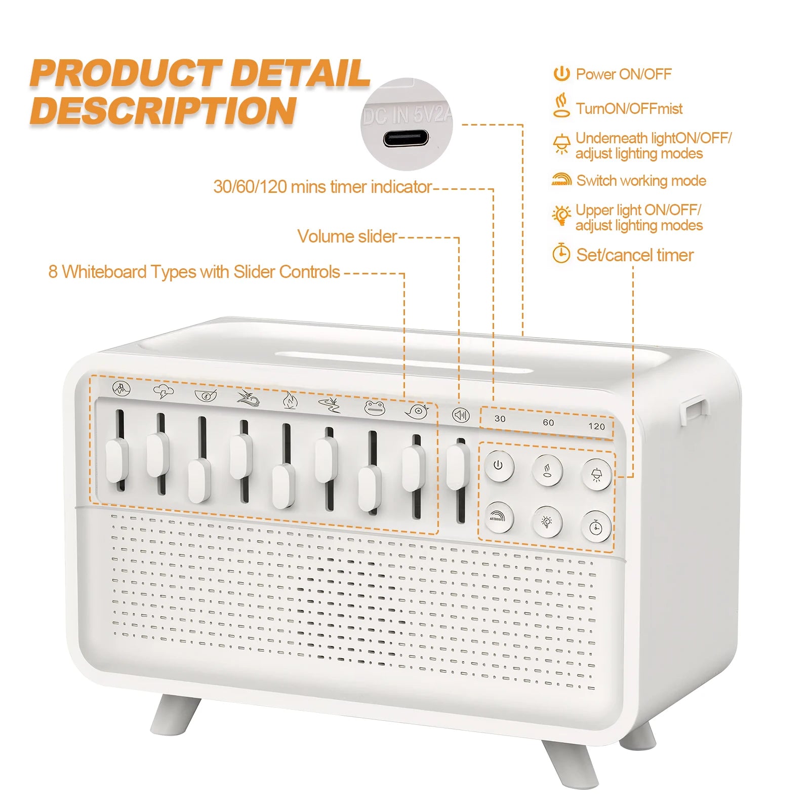 3-in-1 Aroma Diffuser & Humidifier