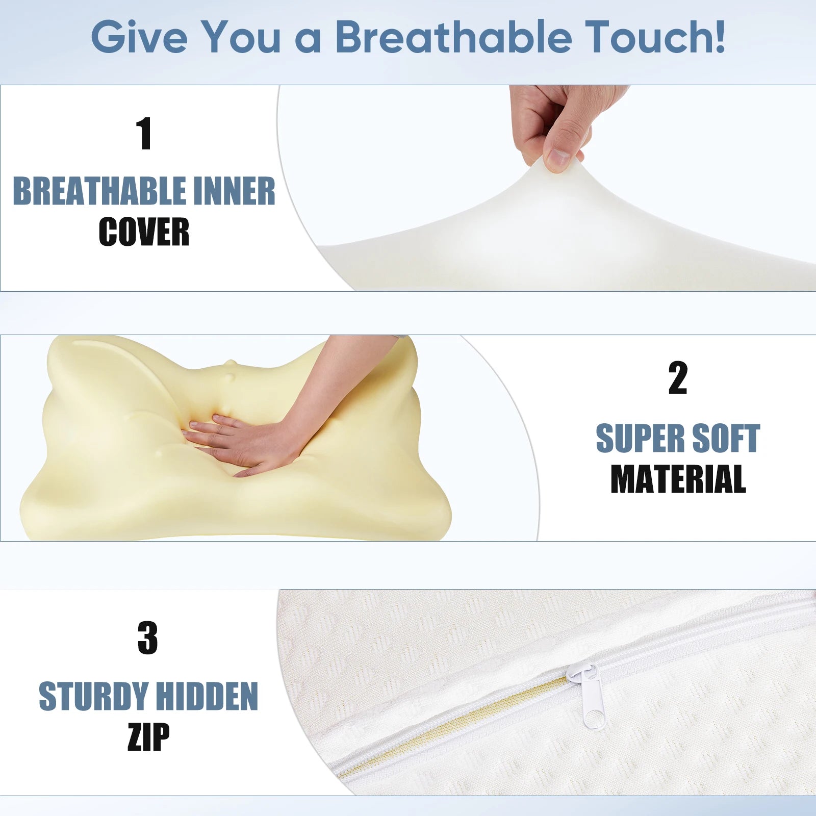 Ergonomic Cervical Neck Pillow