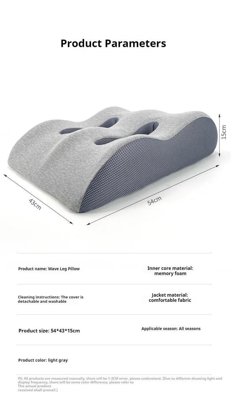 Ergonomic Memory Foam Leg Pillow