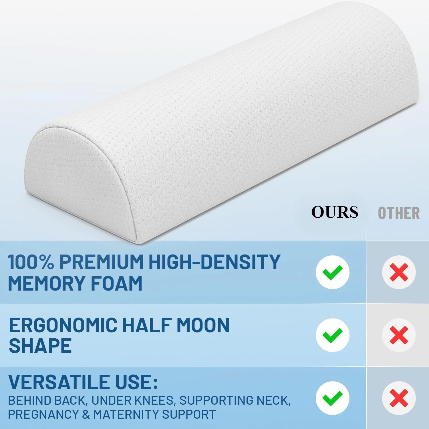 Knee & Half Moon Pillow Set