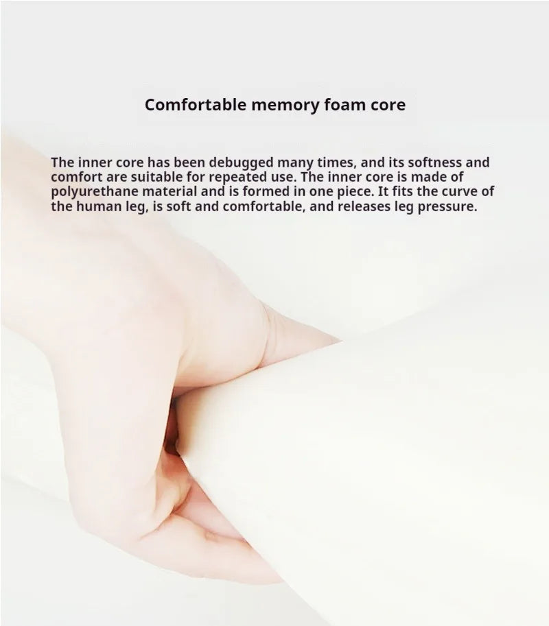 Ergonomic Memory Foam Leg Pillow