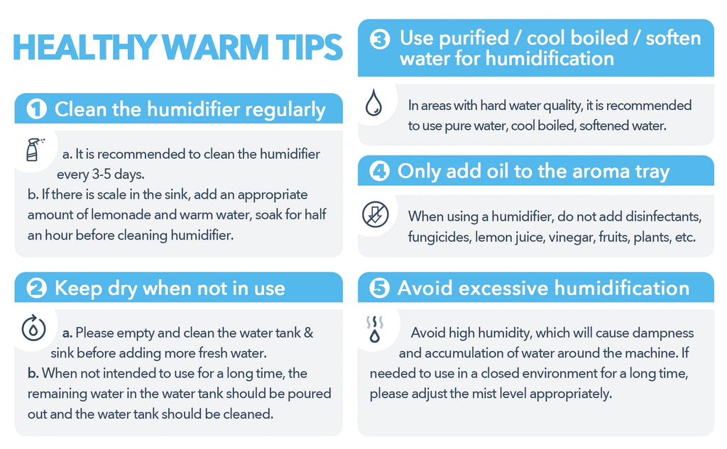 Cool Mist Humidifier – 9L/5L