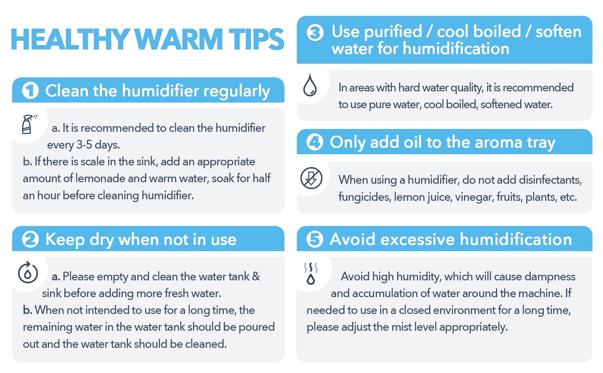 Cool Mist Humidifier – 9L/5L