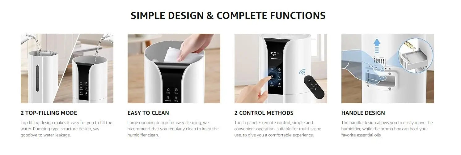 Cool Mist Humidifier – 9L/5L