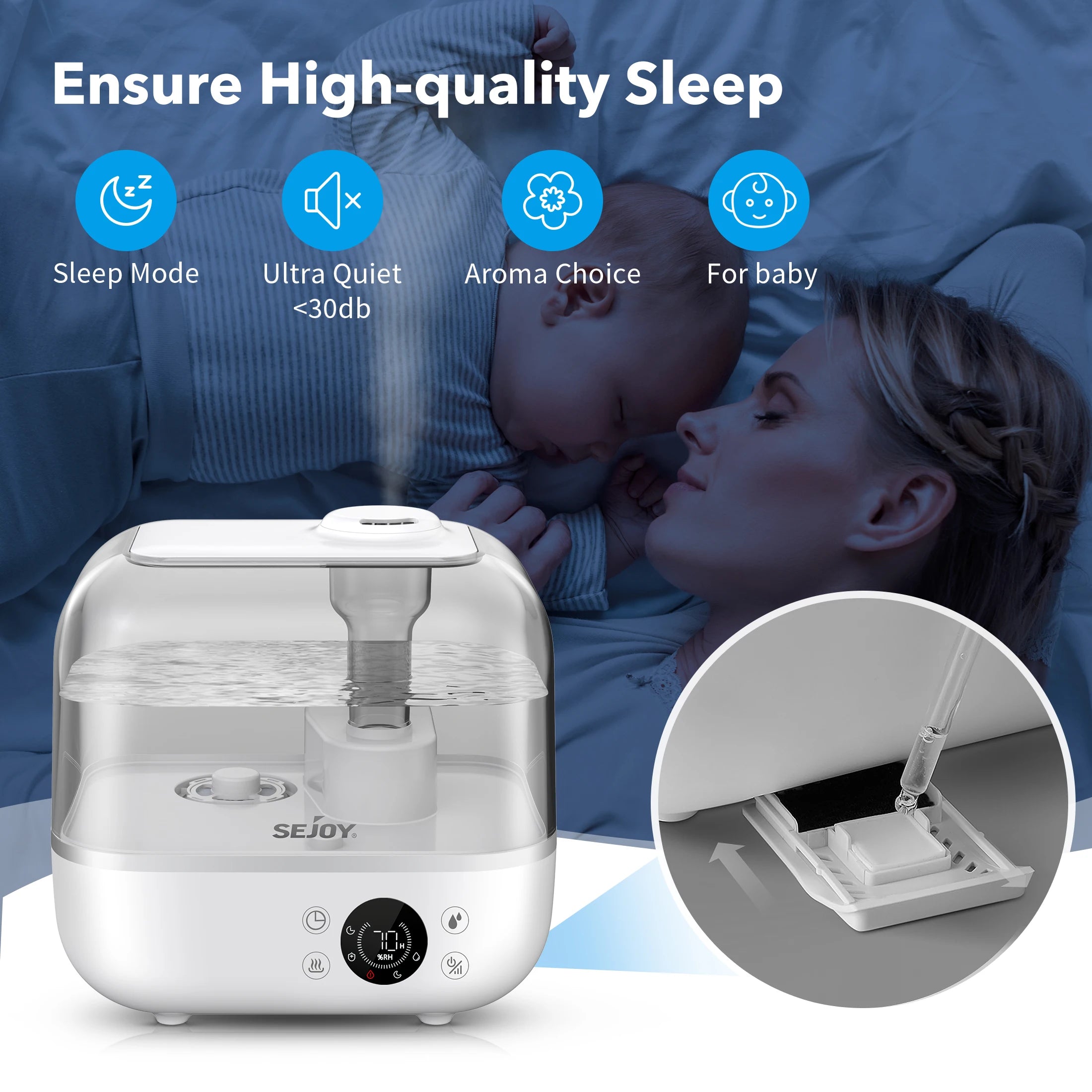 Cool Mist Humidifier – 9L/5L
