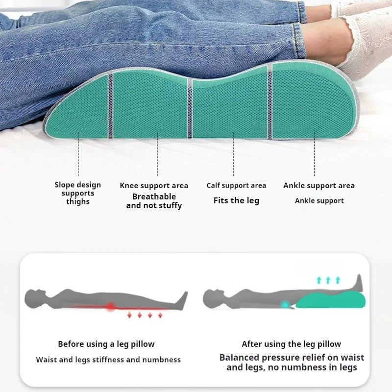 Ergonomic Memory Foam Leg Pillow