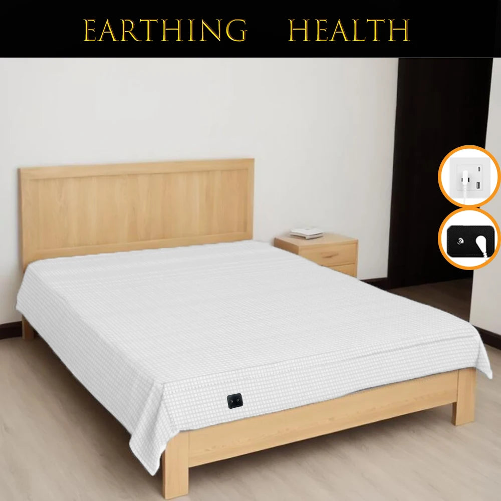 Silver Fiber Earthing Bedsheet
