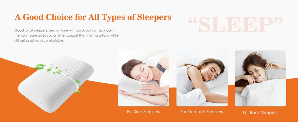 Standard Neck Memory Foam Pillow