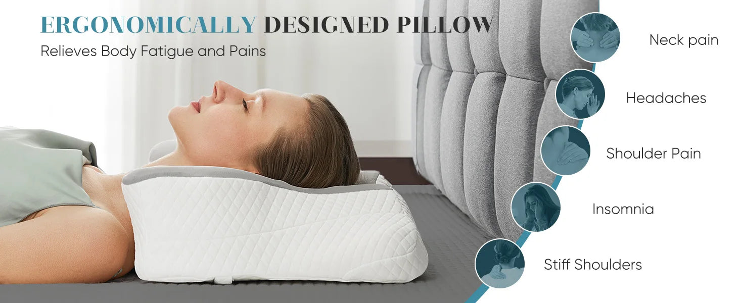 Ergonomic Cervical Neck Pillow