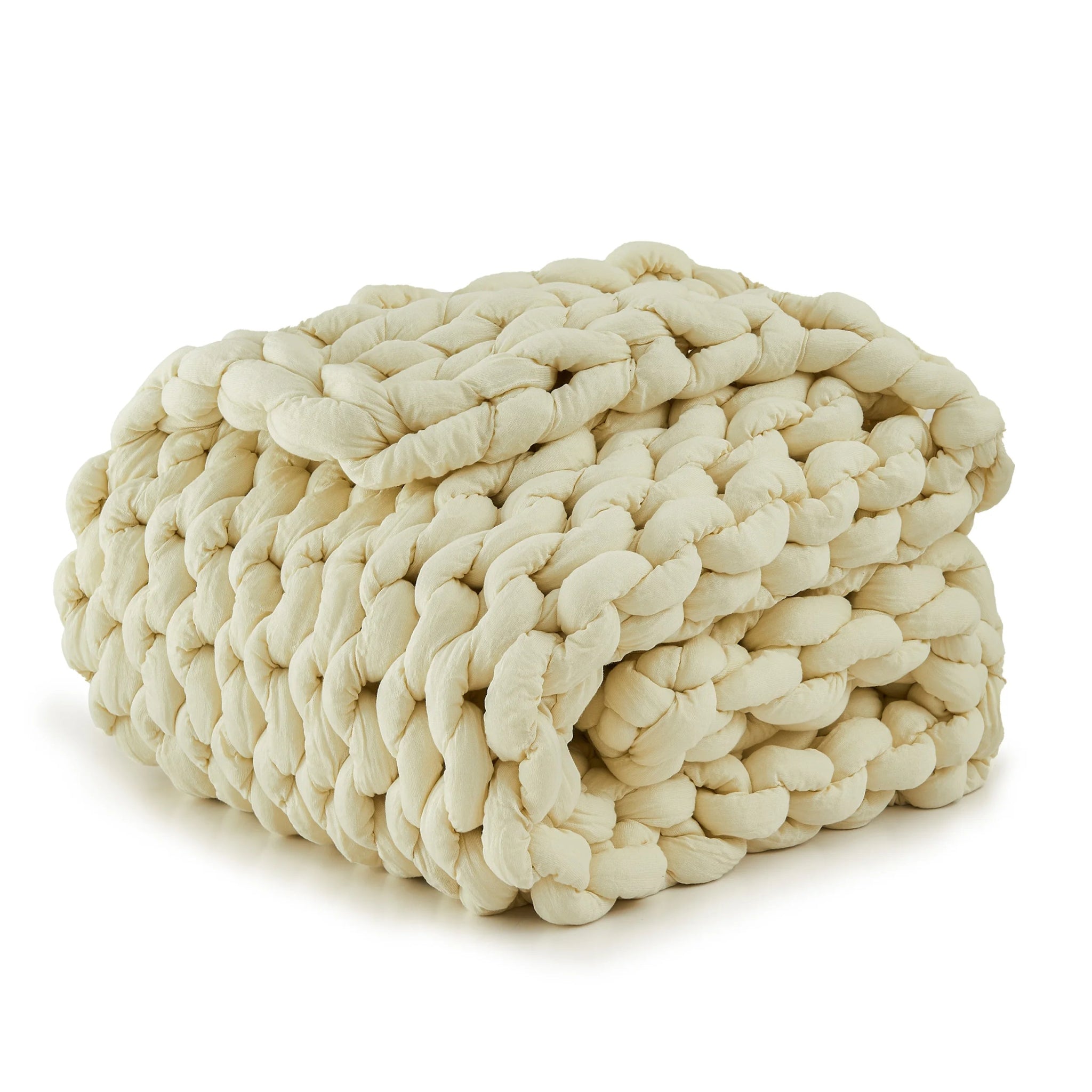 Chunky Knit Weighted Blanket - SomnusVeil