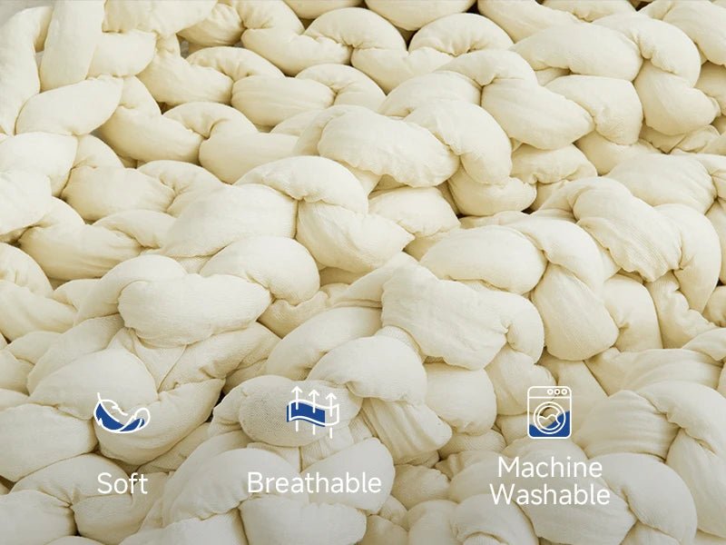 Chunky Knit Weighted Blanket - SomnusVeil