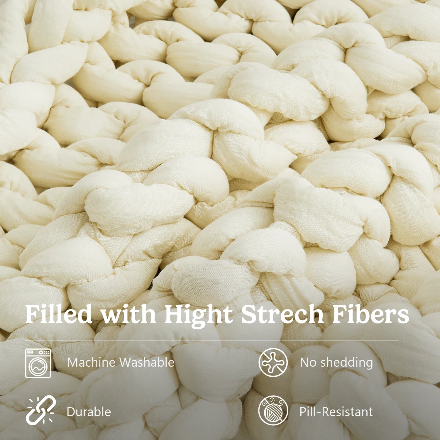 Chunky Knit Weighted Blanket - SomnusVeil