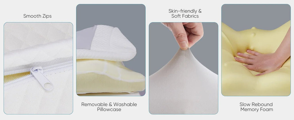 Ergonomic Cervical Neck Pillow - SomnusVeil