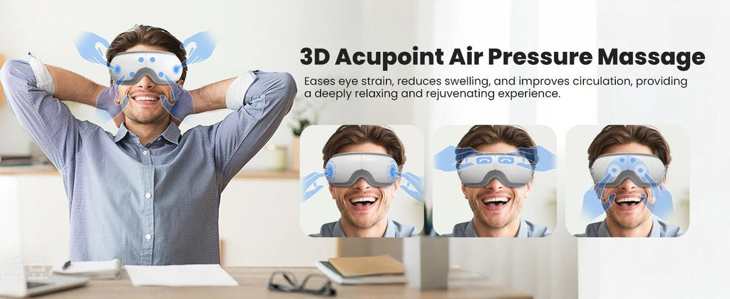 Heated Eye Massager with Bluetooth - SomnusVeil