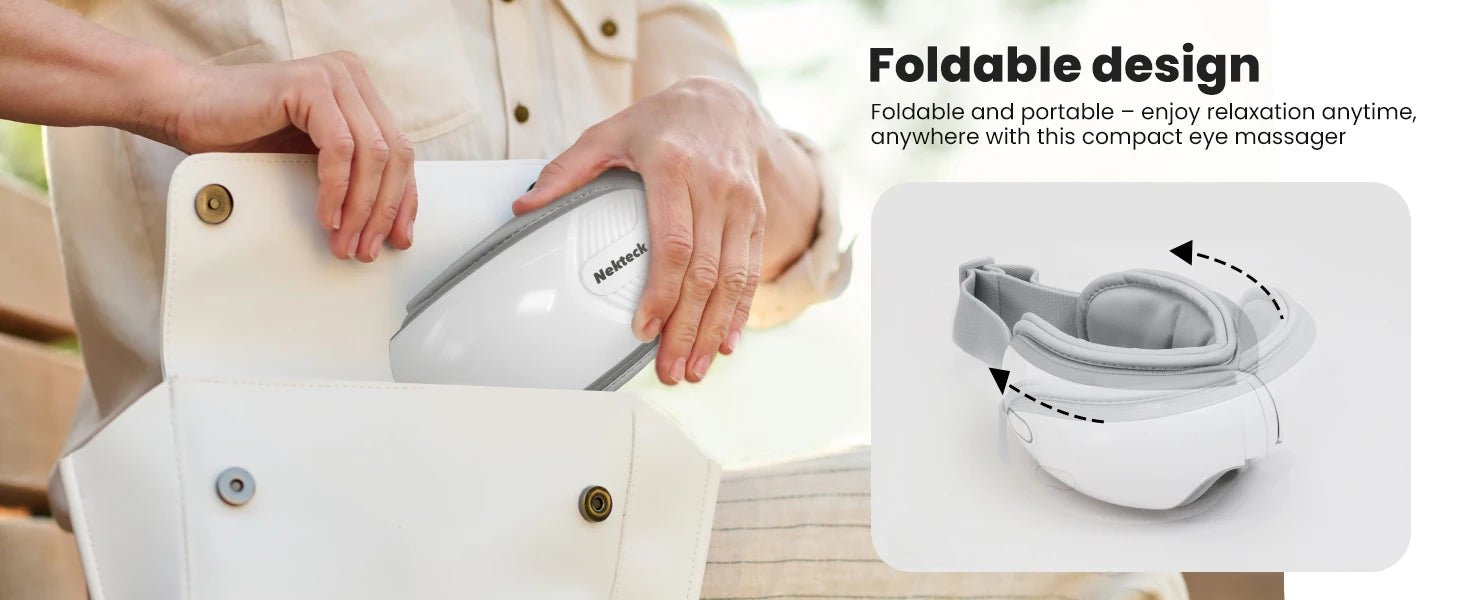 Heated Eye Massager with Bluetooth - SomnusVeil