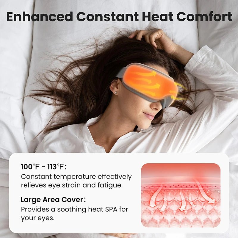 Heated Eye Massager with Bluetooth - SomnusVeil