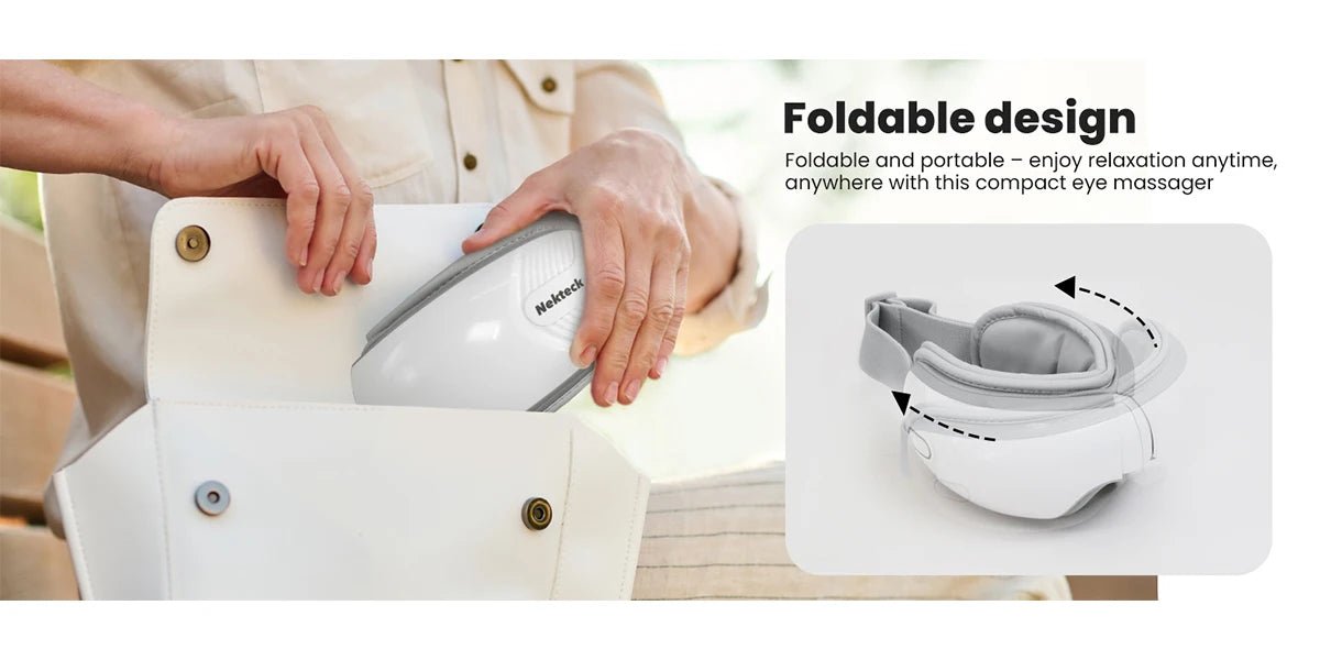 Heated Eye Massager with Bluetooth - SomnusVeil