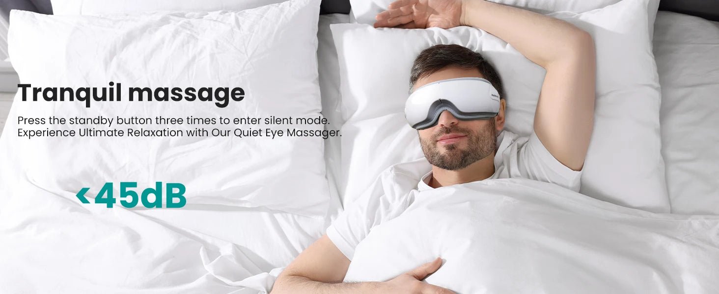 Heated Eye Massager with Bluetooth - SomnusVeil