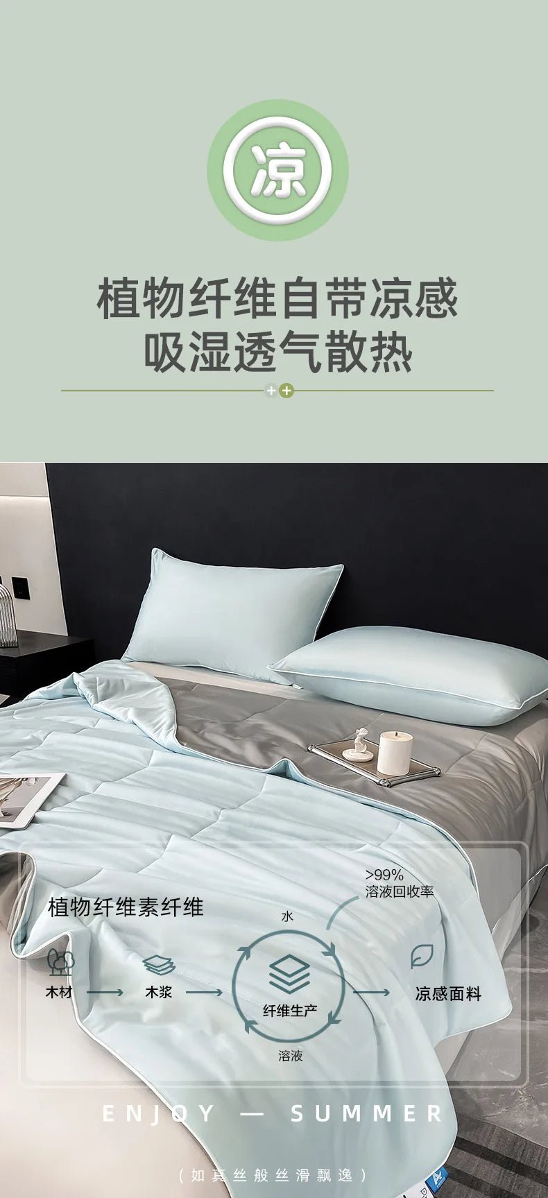 Premium Cooling Blanket - SomnusVeil