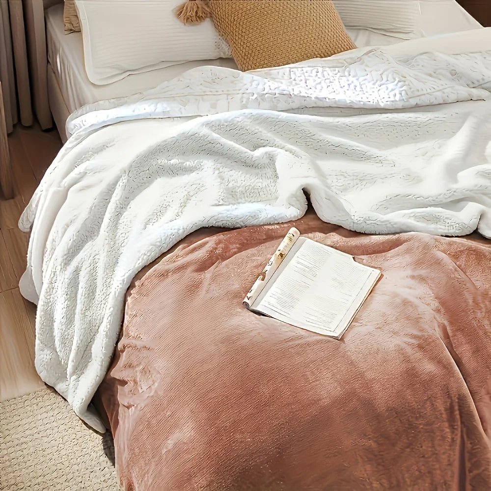 Sherpa Fleece Weighted Blanket - SomnusVeil