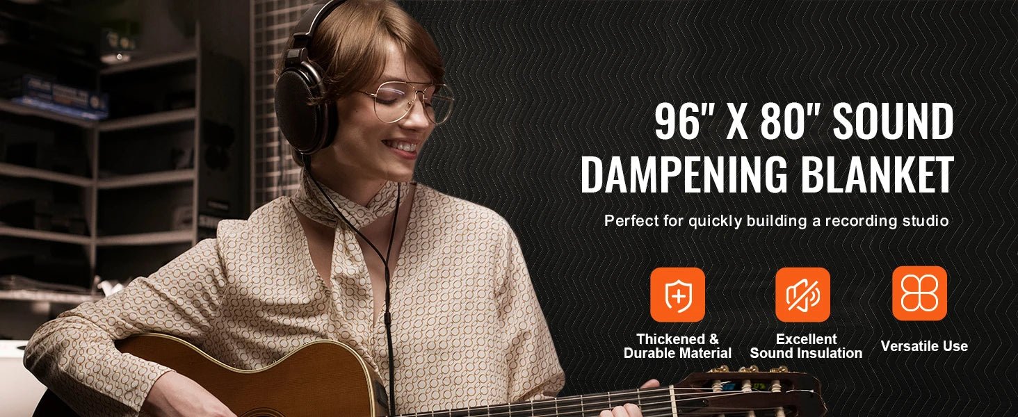 Sound Dampening Blanket 96" x 80" - SomnusVeil