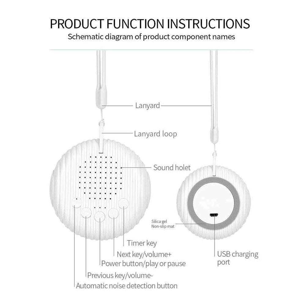 White Noise Sound Machine - SomnusVeil